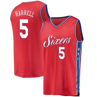 Swingman Men's Montrezl Harrell Blue Jersey - #5 Basketball Los